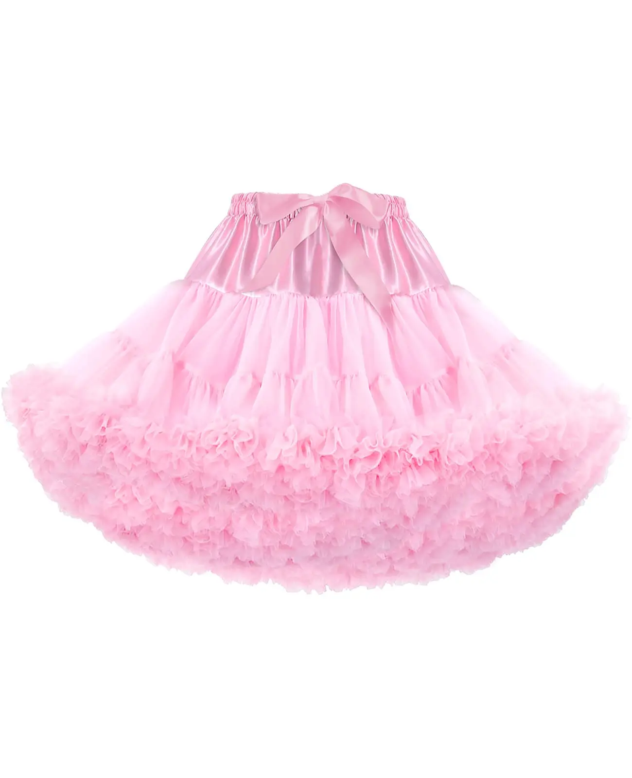

Women's Petticoat Skirts Chiffon Tulle Skirts Underskirt Tutu Ballet Dress Puffy Cosplay Costume
