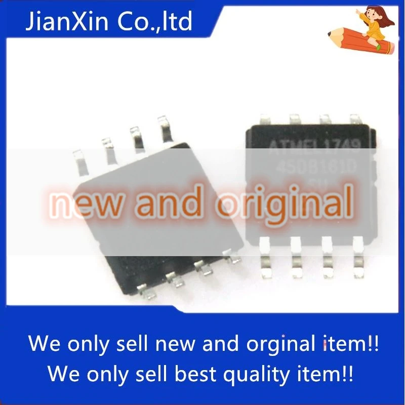 

2pcs 100% orginal new AT45DB161D-SU SOP-8 SMD 45DB161D memory IC connection