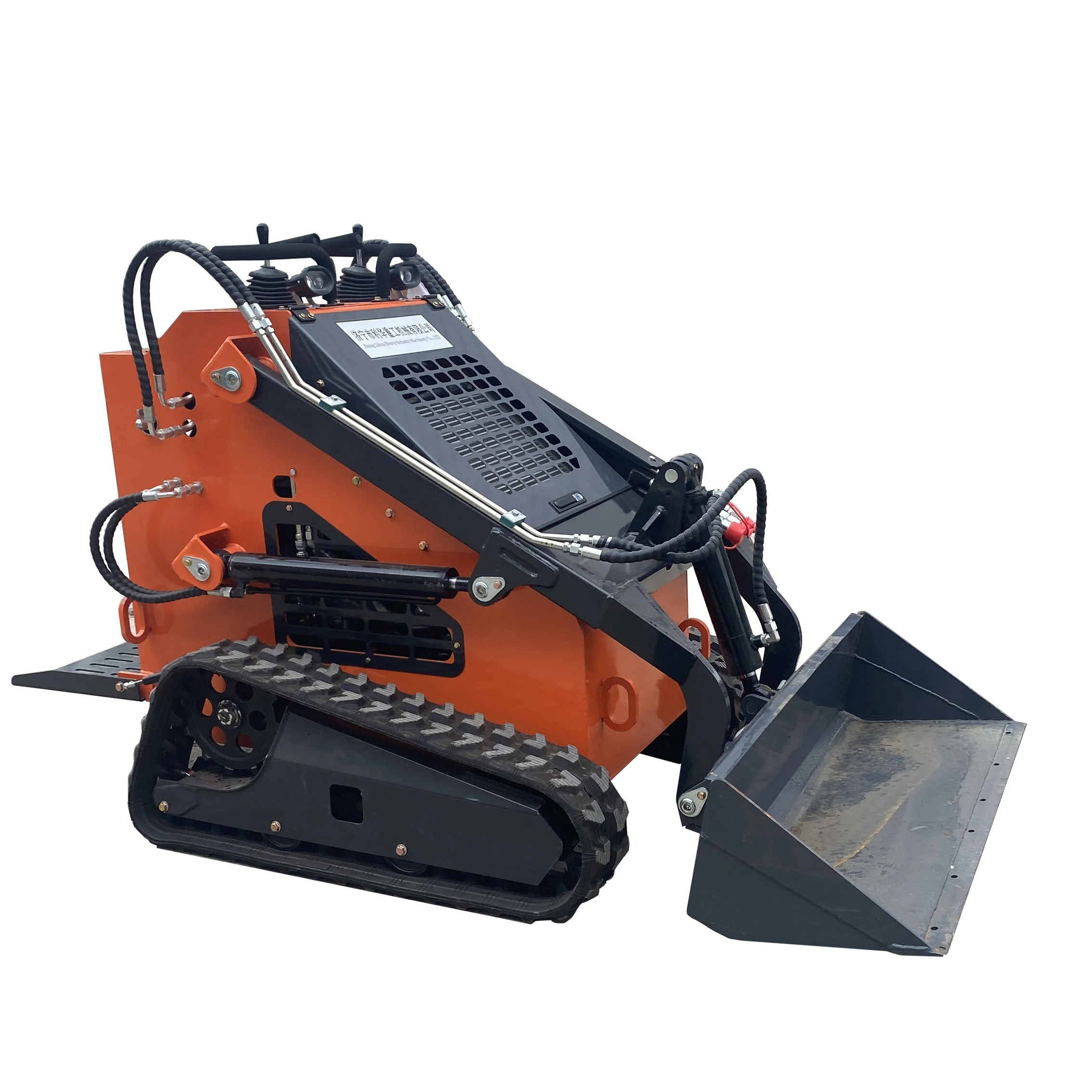 Factory Direct Mini Crawler Skid Steer Loader China Small Crawler Loader 1-Year Warranty Engine Motor Pump PLC Core Components