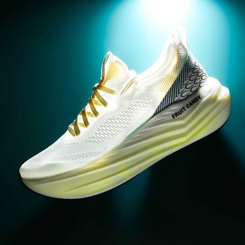 أحذية رياضية رجالية فاخرة - مدرب كاجوال مسامي، أحذية جري عصرية وأحذية تنس بدون كعب للرجال