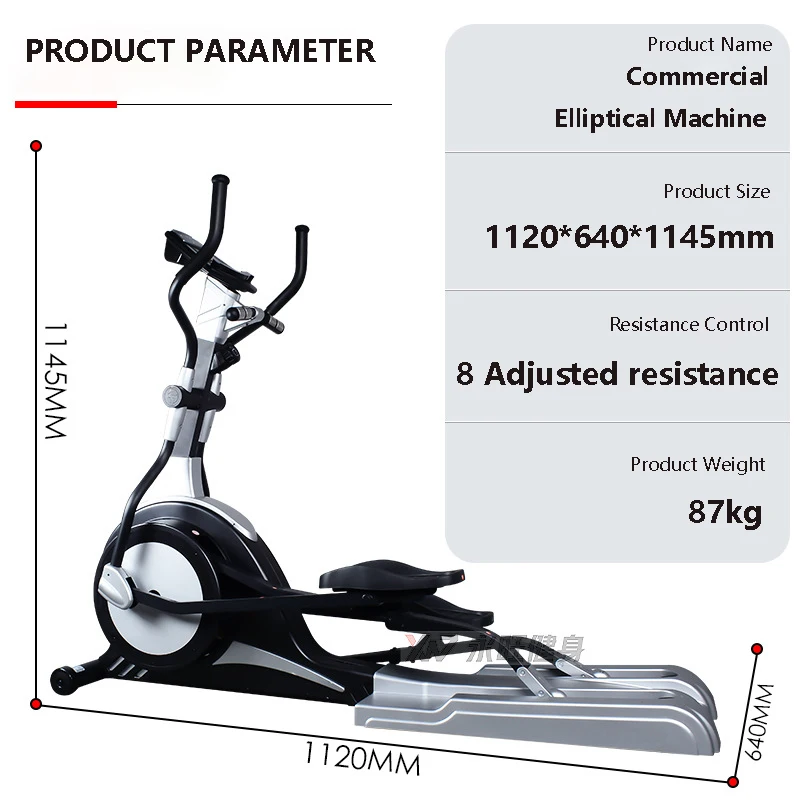 

Домашний коммерческий фитнес-космический тренажерный зал с магнитным сопротивлением, регулируемый кросс-тренажер, эллиптический тренажер, степпер, велотренажер