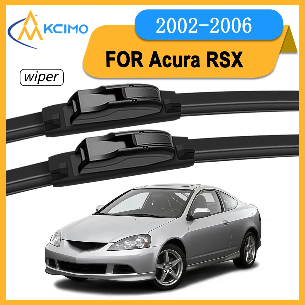 Classic Wiper Blade Replacement For Acura RSX DC5 2002-2006 Front Set Direct Fit Windshield Wipers All-Weather Performance