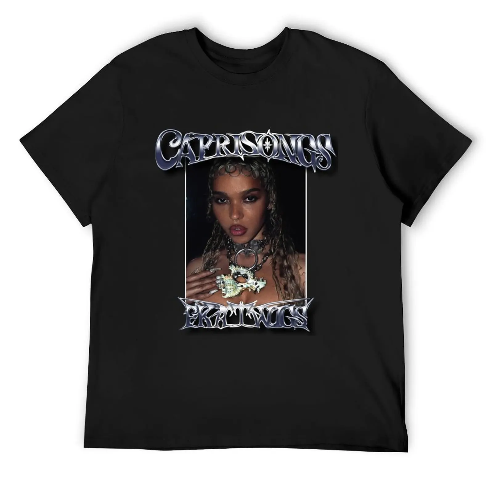 

FKA twigs CAPRISONGS T-Shirt anime shirt kawaii clothes T-shirts man Louboutins mens t shirts casual stylish