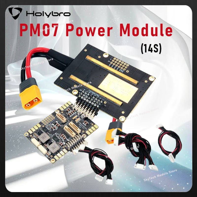 

PM07 Power Module HolyBro Management PM W/ 5V UBEC 2 ~ 12s LiPo Output for Pixhawk 4 PX4 Flight Controller RC FPV Racing Drone