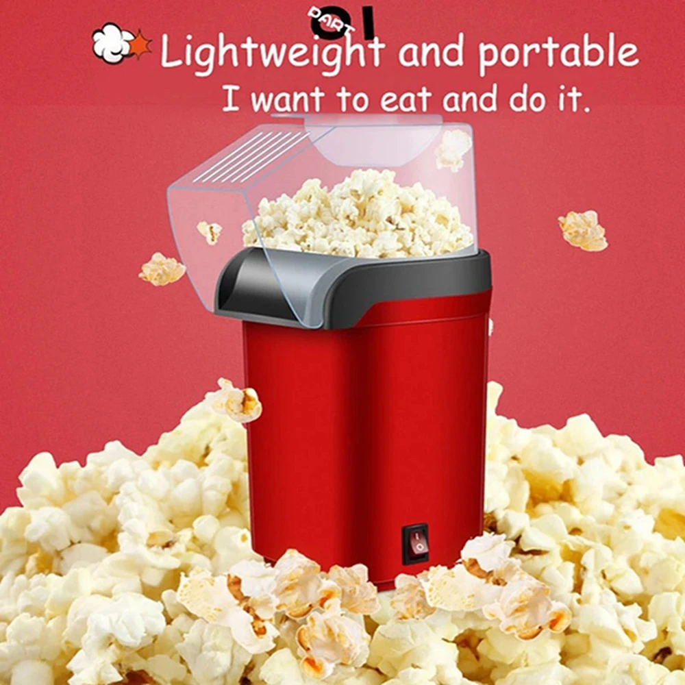 220V Popcorn Makers Mini Popcorn Machine Electric Household Appliance Machine Fully Automatic Popcorn Machine For Home Kitchen