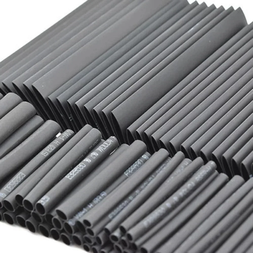 Round Diameter 1mm/1.5mm/2mm/2.5mm/3mm/3.5mm/4mm/5mm/6mm/8mm/10mm/Length 5M Heat Shrink Tubing Shrinkable Tube Black Wire Wrap
