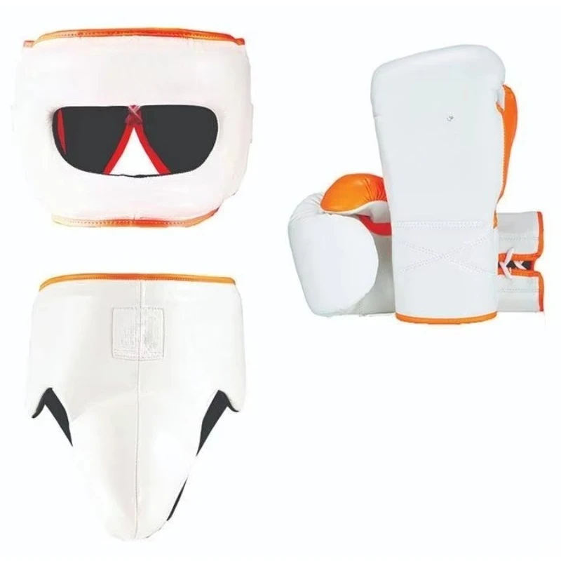 New Pro Fly Leather Boxing Boxing Suit Training Protective Equipment Custom Logo Leather Fighting Muay Thai Super Suit