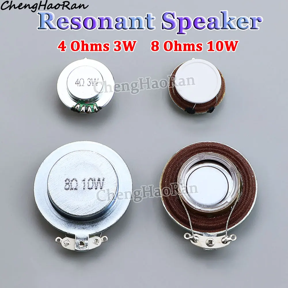 

1Pc 27MM 4R 3W /44MM 8R 10W Resonance Vibration Speaker Stereo Speaker Vibration Speaker Vbro Speaker 4R 3W /8R 10W Watt Speaker