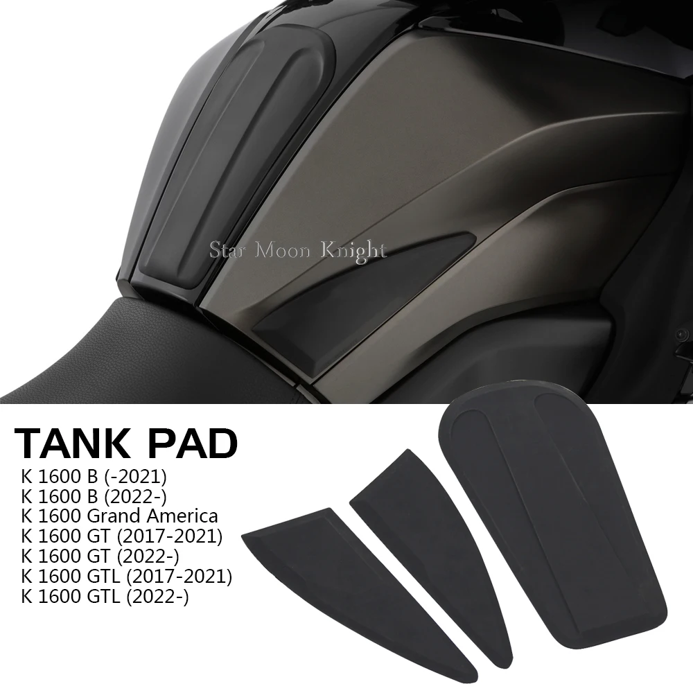 Motorcycle Side Fuel Tank pad For BMW K1600B K1600GT K1600GTL K 1600 Grand America Protector Stickers Knee Grip Traction Pad