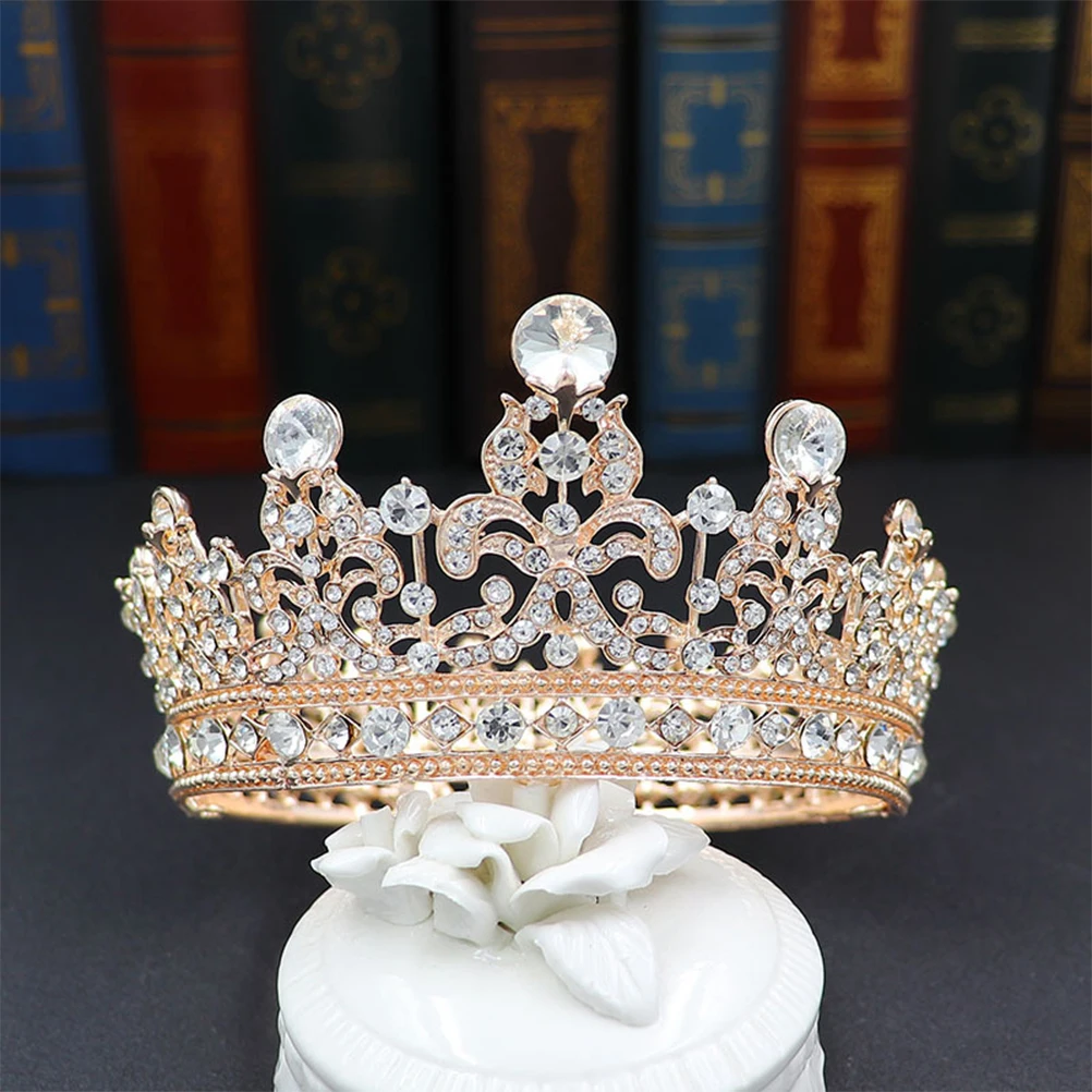 

Rhinestone Crown Baroque Hair Accessories Hair Vine Baroque Hairpiece Tiara Bridal Accessories Elegant Headdress Wedding Party