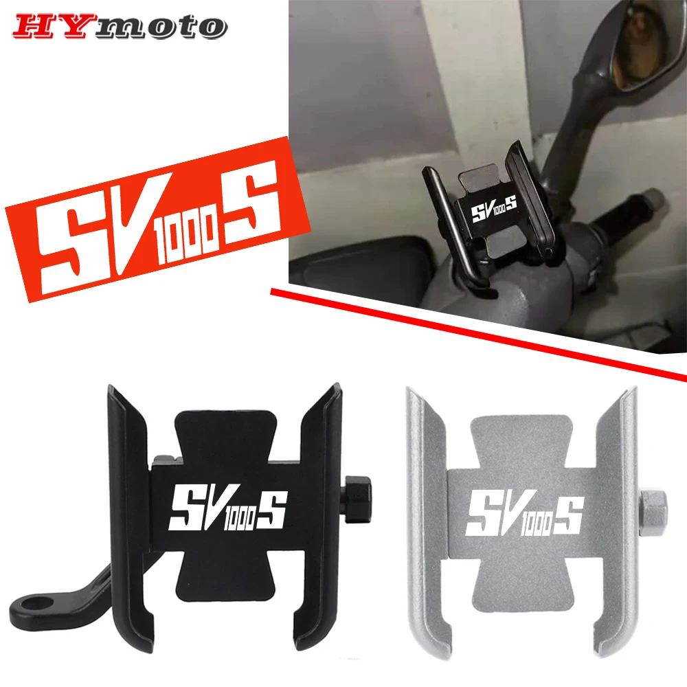 SV1000S Motorcycle CNC Accessories Handlebar Mobile Phone Holder GPS Stand Mount Bracket For SUZUKI SV 1000 S 1000S 2020-2025