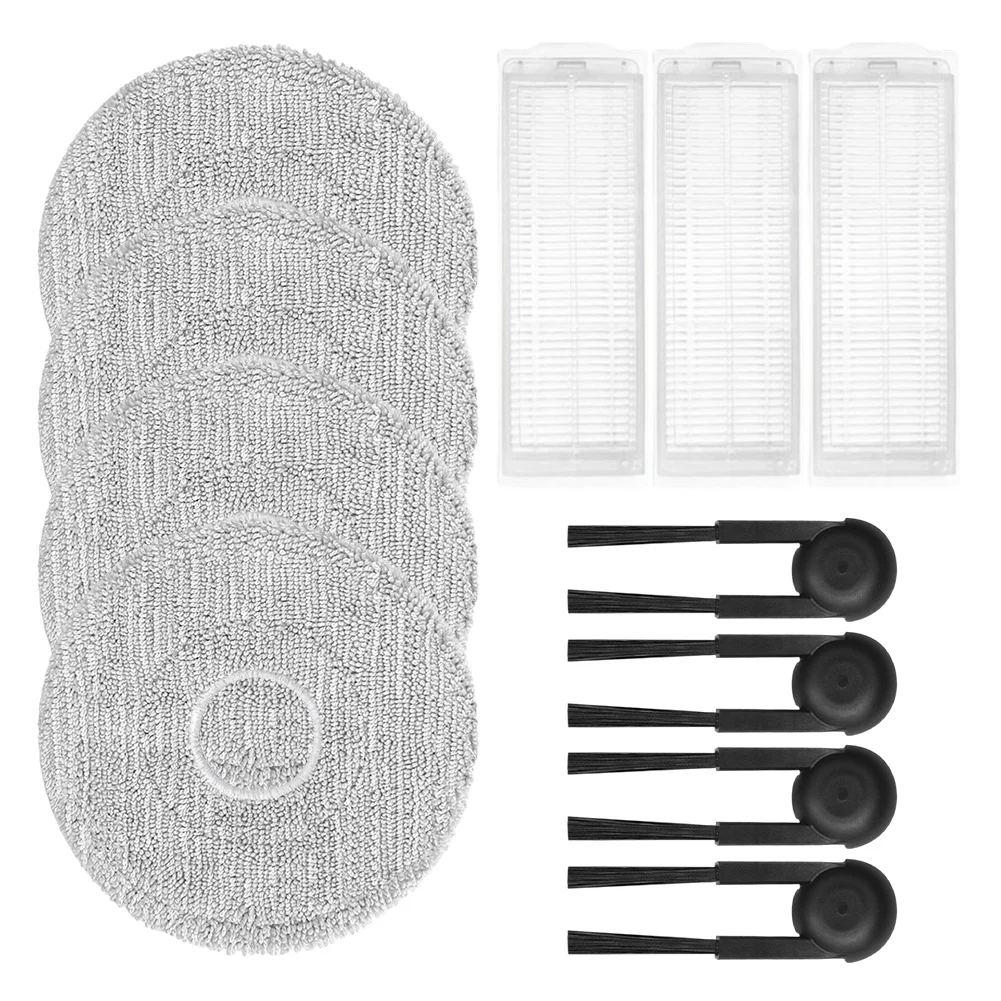 Side Brush Filter Mop Cloth Kit Capture Dust And Other Particle For Xiaomi S40 Pro/OV71GL Vacuum Cleaner Household Cleaning Tool