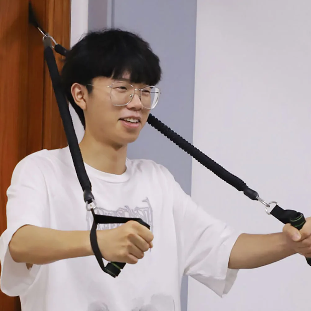 

1Set Pedal Resistance Band Foot Pulling Rope Comfortable Handles Compact Lightweight Fitness Yoga Sports Tension Pull Rope