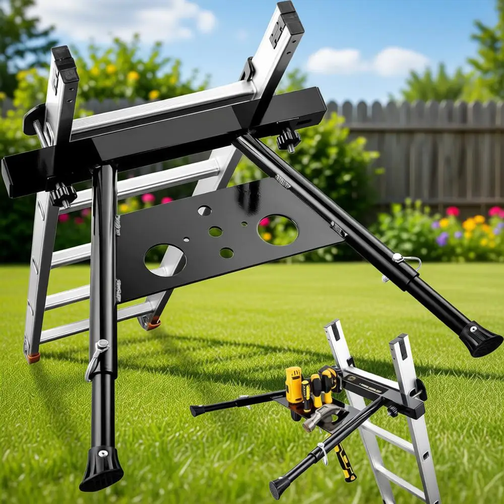 

Алюминиевый стабилизатор для выдвижной лестницы, регулируемый 22-29,5 дюймов, для повышенной безопасности и устойчивости