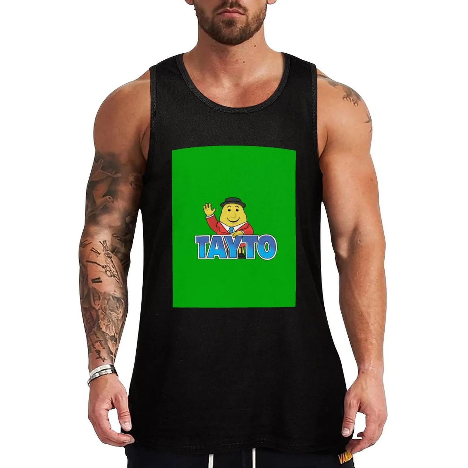 

Mr Tayto Crisp Man fan art Tank Top sports clothes for men Men's t shirt Sleeveless top gym accessories man