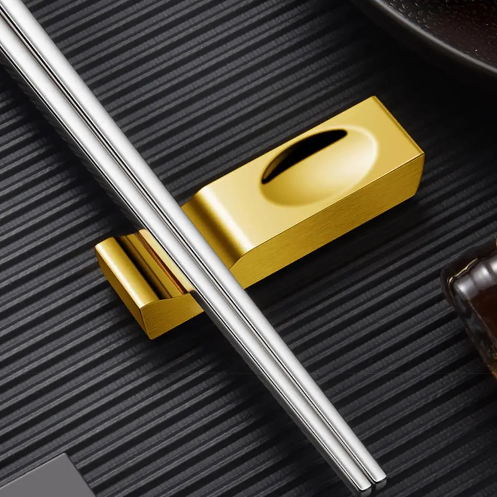 Chopstick Rest Precise Position Chopstick Rack Matt Brushed Premium Japanese Food Sticks Rest Stand Kitchen Gadgets