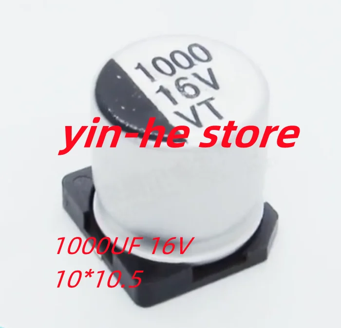 20PCS 1000UF 6.3V 10V 16V 25V SMD 알루미늄 전해 커패시터 10V1000UF 16V1000UF 25V1000UF 8*10.5 10*10.5 12.5*13