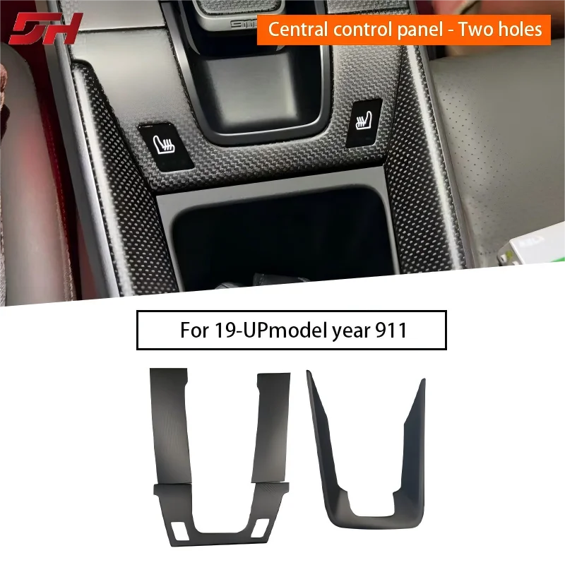

Two Holes Carbon Fiber Central Control Panel for Porsch 911 992 2020-2024