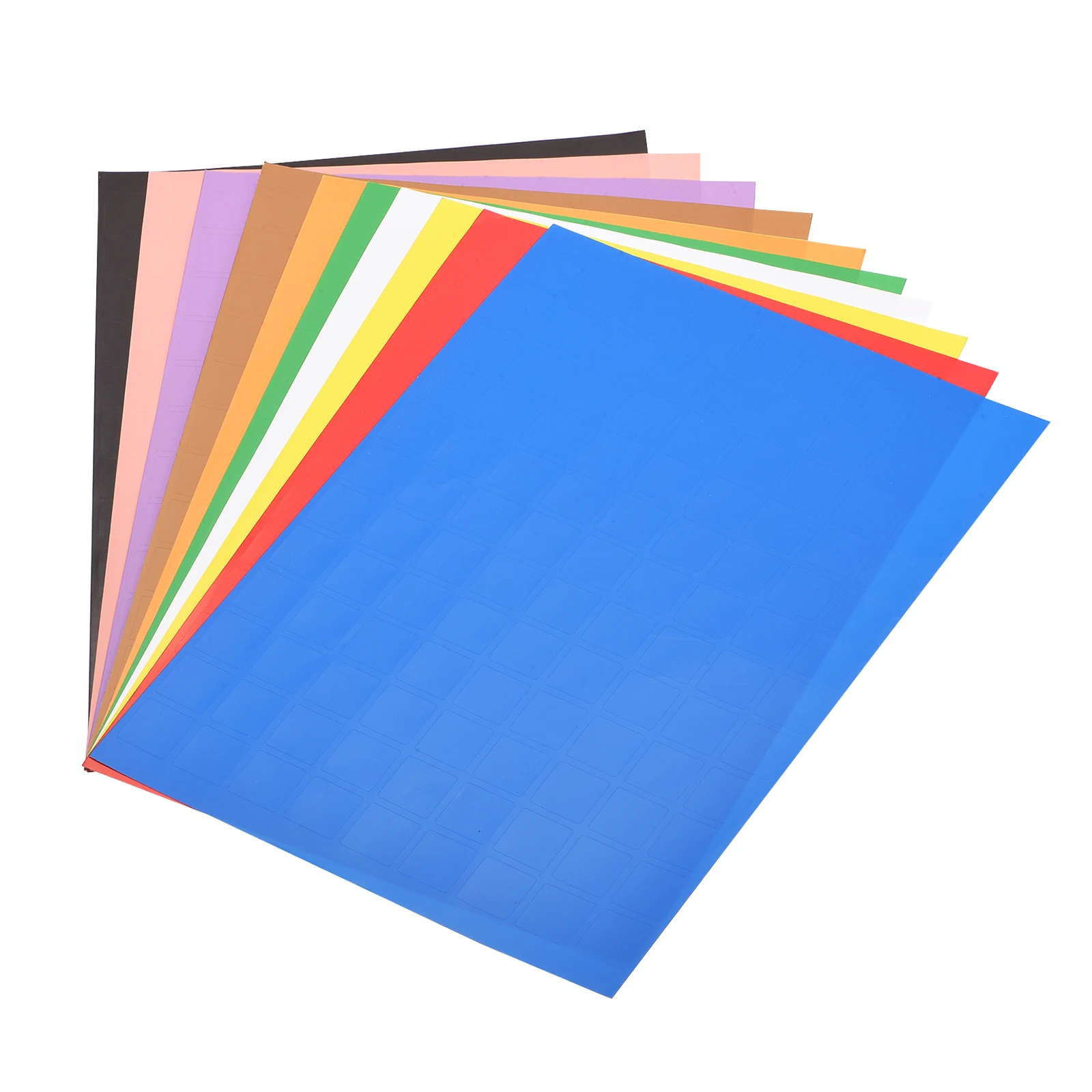 10Pcs Color Sticker Square Label 15x15/20x20mm 10Color Blank Stickers Adhesive DIY Labels Gift Package Envelope Sealing Sticker