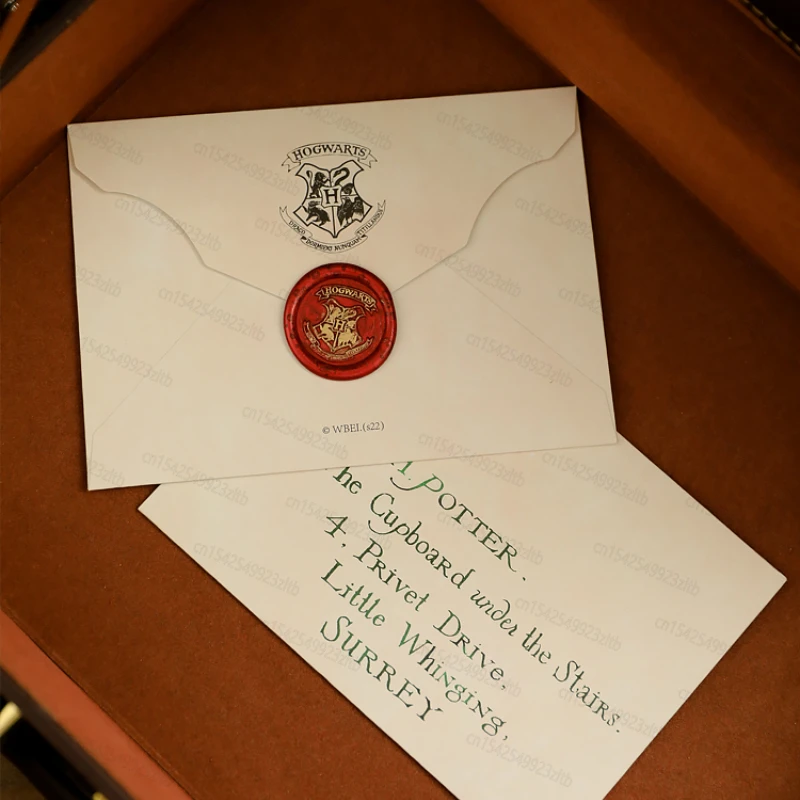 Colección de cartas de Harry Potter, carta de admisión circundante, alta calidad, regalo de cumpleaños de un amigo