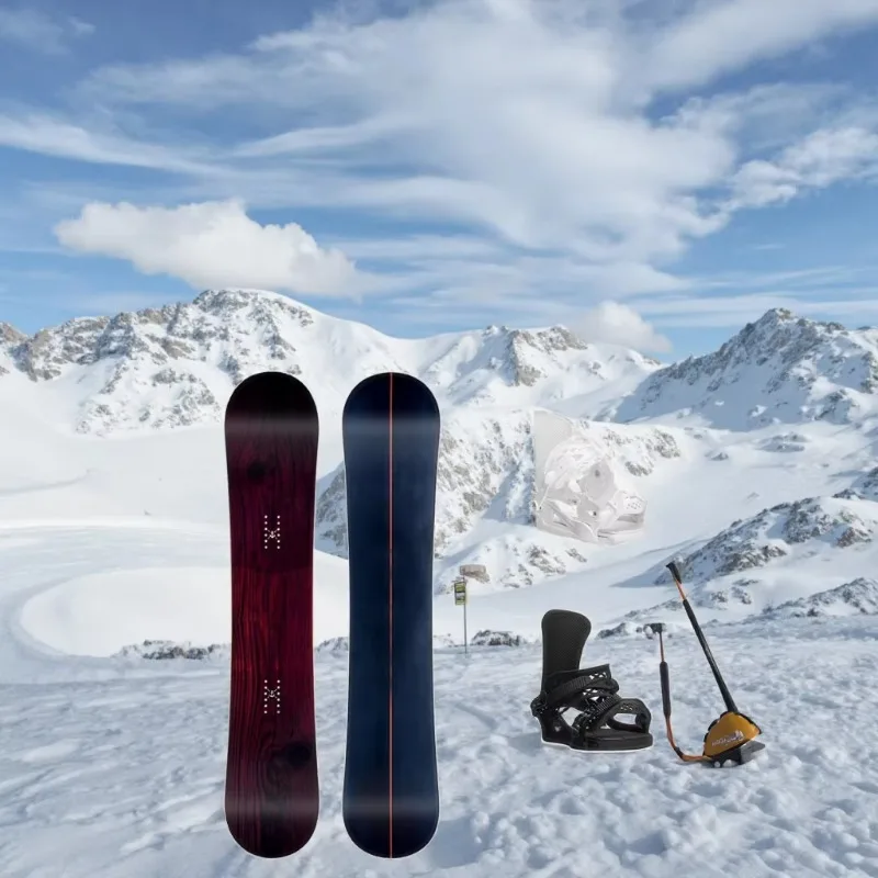 Hot-Selling Twin Tip Camber Profile All Mountain Snowboards Laminated Wood Core Durable ABS/Glass Fiber Steel Edge 150cm