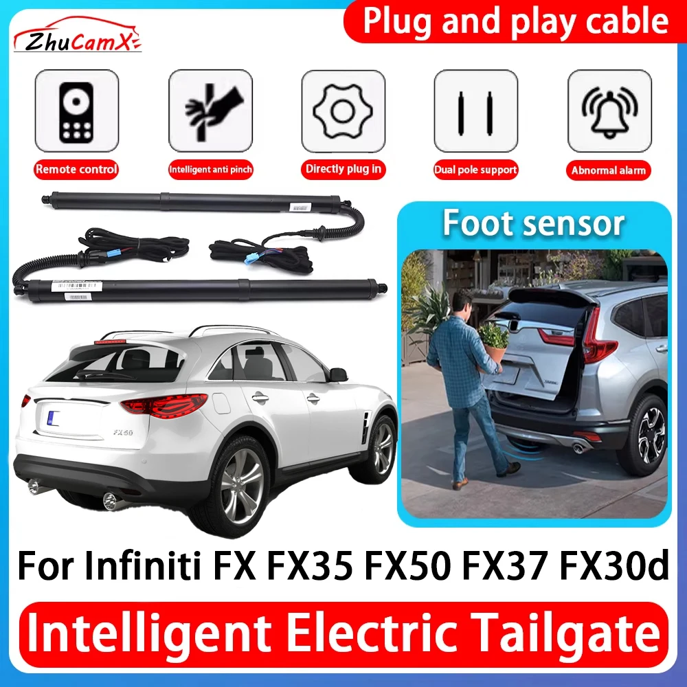 

ZhuCamX Car Power Trunk Electric Suction Tailgate Intelligent Tail Gate Lift Strut For Infiniti FX FX35 FX50 FX37 FX30d