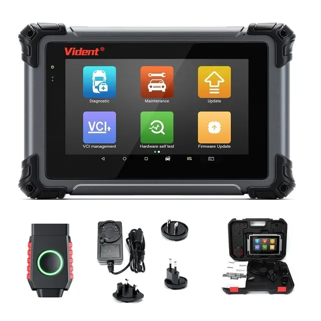 Vident iSmart800Pro BT OBD2 Bluetooth Car Diagnostic Tools 40 Reset Function Key Programmer Active Test Auto Scan Online Updates