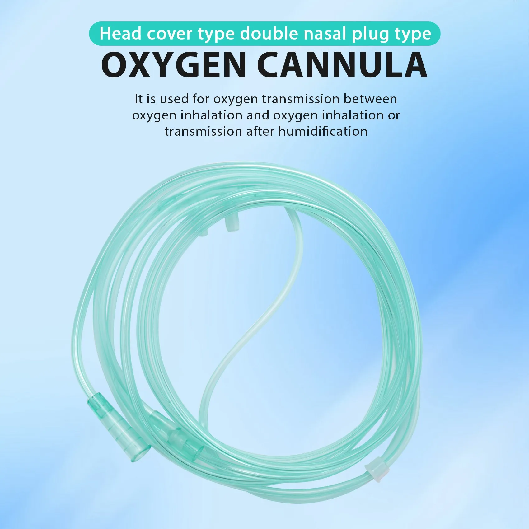 AS96-6 шт. кислородные канюли, 2 метра, носовая канюля, мягкая назальная кислородная трубка, канюля O2 для взрослых
