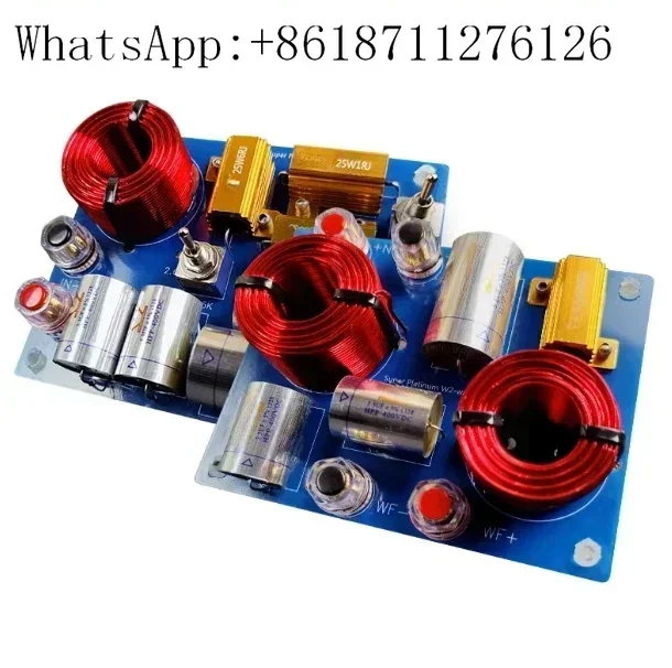 advanced crossover, independent bi-wire two-way crossover, home HIFI speaker, MAX POWER: 350W, IMPEDANCE: 4Ω-8Ω