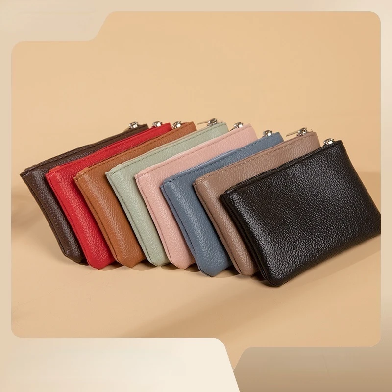 Women Men Coin Purse Men Small Bag Wallet Change Purses Zipper Money Bags Children Mini Wallets PU Leather Key Holder Carteira