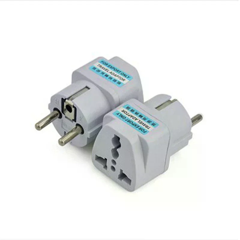 Multifunction Universal AU UK US To EU Electrical Socket Type E/F France Spain Plug Travel Adapter AC Outlet KR Plug Adapter