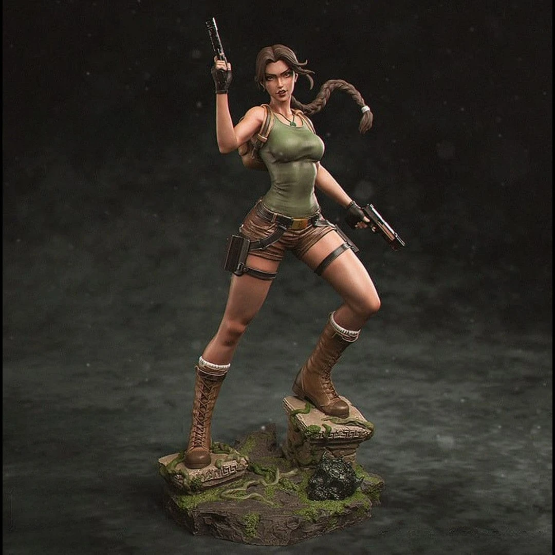 Laura Resin White Mold Printing of High-precision Model Components 3d Printed Blank Model Figurines Miniatures Decoration Crafts