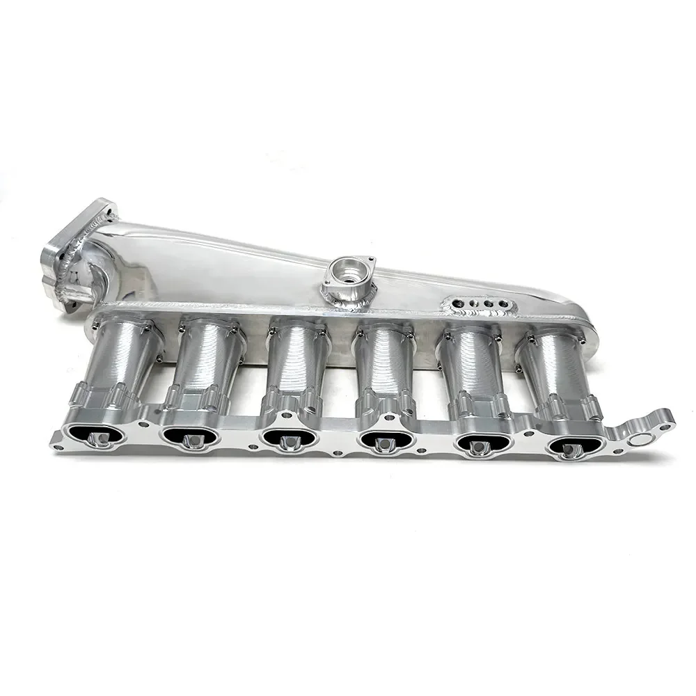 2JZ-GE collettore di aspirazione carriletto carburante corpo farfallato gruppo 6 iniettore corpo farfallato argento 90mm adatto per Vvti e non Vvti
