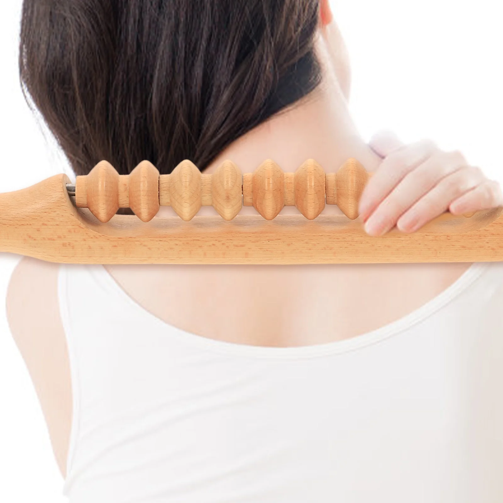

Wooden Gua Sha Rod Body Massage Tool Portable Scraping Stick Meridian Massager Therapy Tools For Legs Feet Neck Shoulders Back