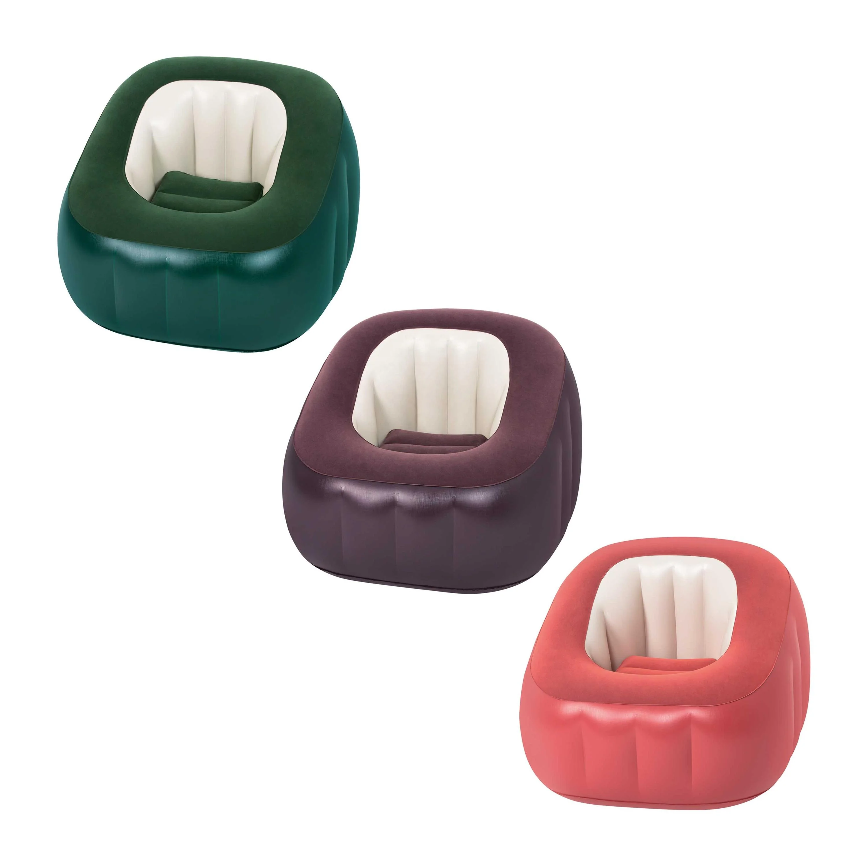 

Bestways 75046 Inflatable Lounger Chair Living Room Sofa Cube Air Seat Furniture