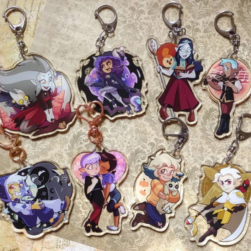 Lumity Hunter Eda Lilith Hooty Collector Raine Whispers Vee Titan Luz Acrylic Keychains Character Assorted Designs