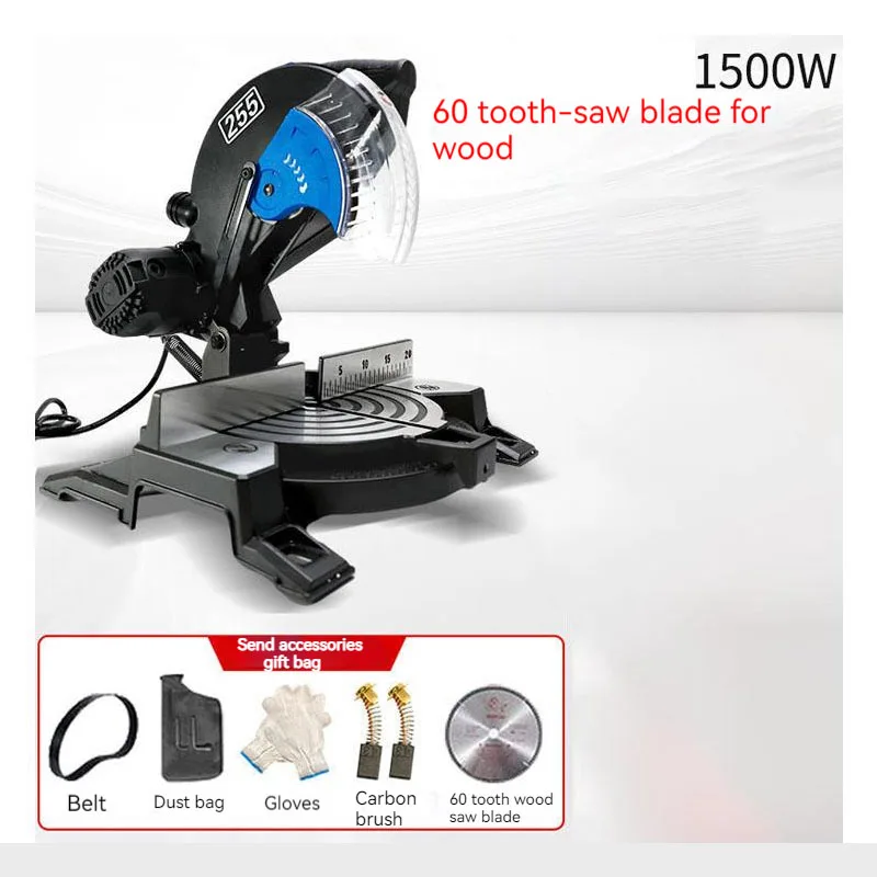 Saw aluminum machine 10 inch high precision aluminum woodworking cutting machine 45 degree angle multi-function miter saw