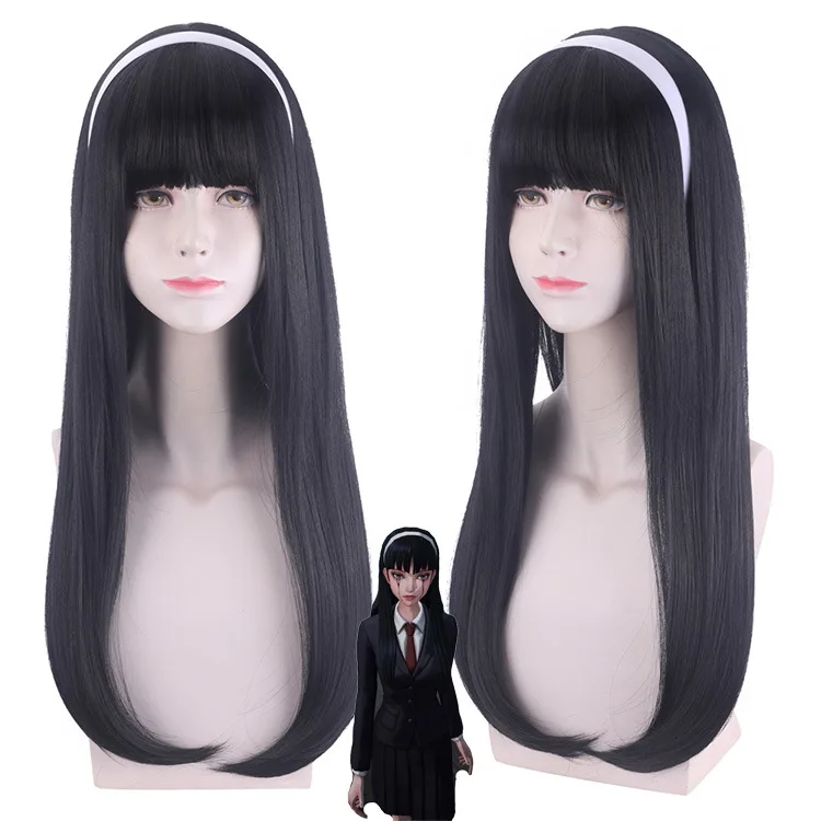 

Long Synthetic Wig Women Cosplay Light Purple Hair Halloween Party Costume Heat Resistant Fiber Layered Natural Looking