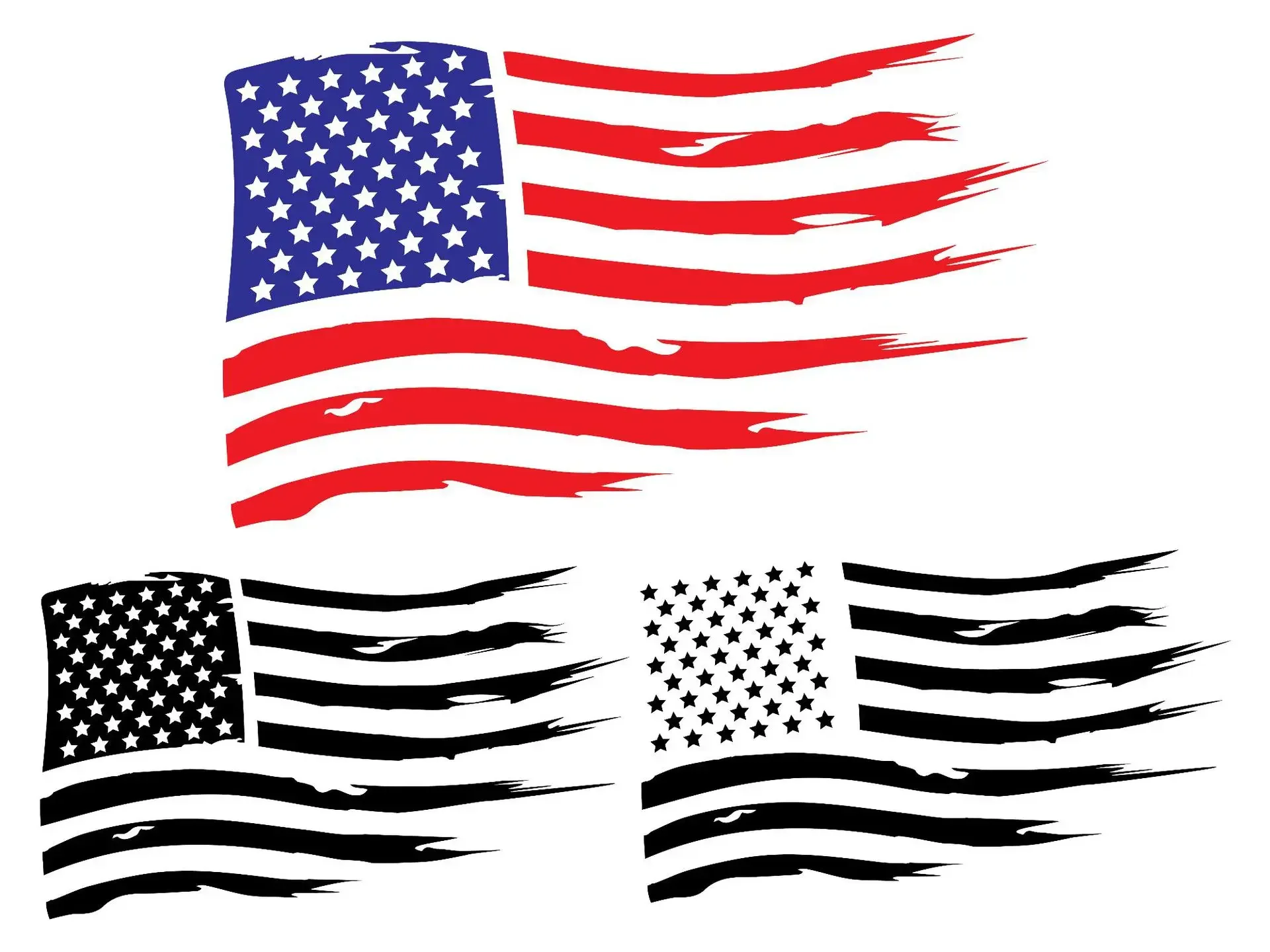 

1pc,PVC American Flag Design Car Sticker Self-adhesive Vinyl Decals Truck Tailgate Car Accessories Scratch Covering Decoration