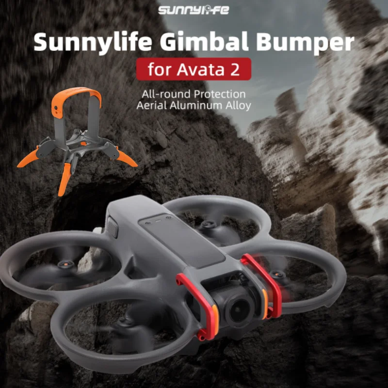 Aluminum Alloy Gimbal Lens Bumper Landing Gear For DJI Avata 2  Protective Bars Anti-collision For DJI Avata2 Drone Accessories