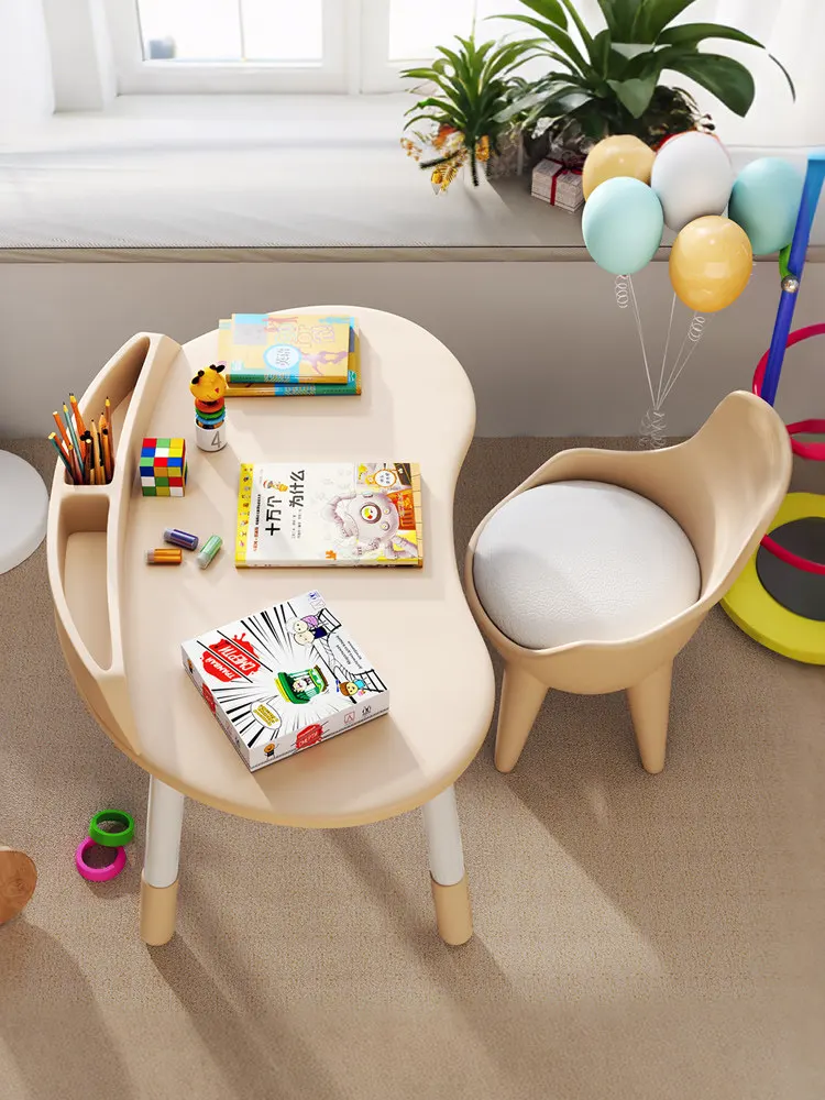 

Household Lifting Baby Learning and Writing Table, Kindergarten Early Education Table, Chair Reading Table, Student Desk