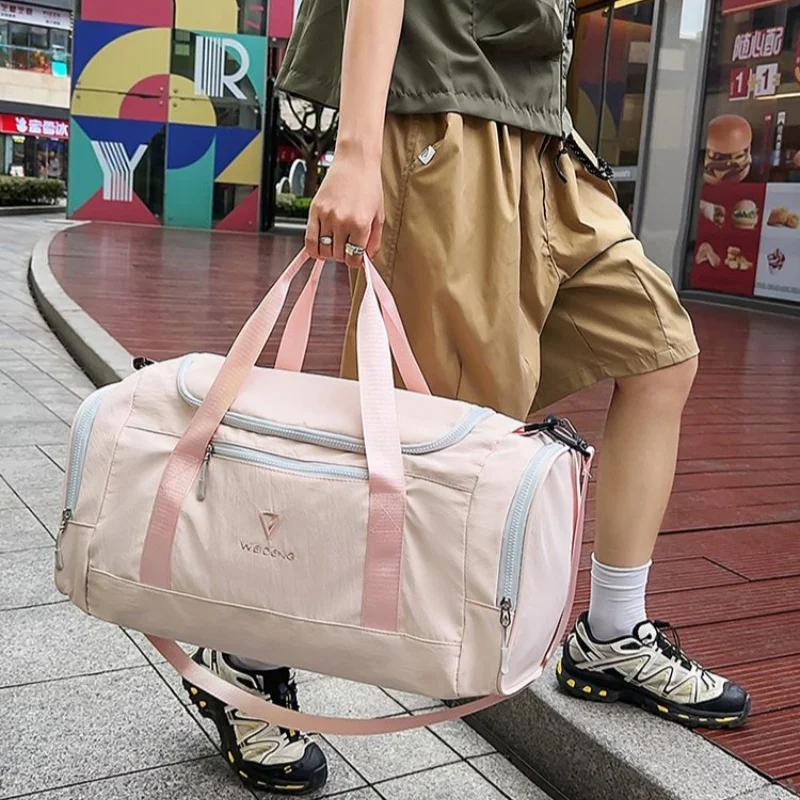 

Handbag Short Trip Women's Large Capacity Storage Independent Shoe Compartment Dry-Wet Separation Sports Fitness Bag Men's