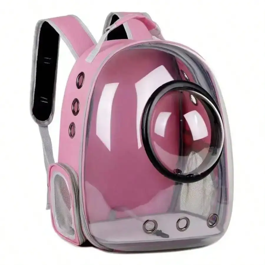 

Cat Carrying Bag Space Pet Backpack Breathable Portable Transparent Backpack Puppy Transport Carrier Space Capsule Bag