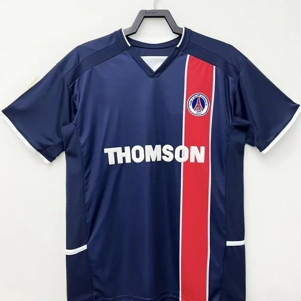 

Camiseta de fútbol Vintage Paris Home para hombre, camiseta de secado rápido, camiseta de manga corta para, Y2K, verano 2025