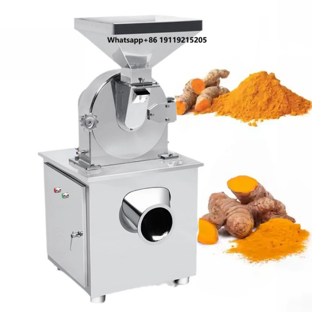 Grain Grinding Corn Flour Mill Machine Stone Disc Pulverizer Wet Grinder Chili Spice Powder Making Machinery