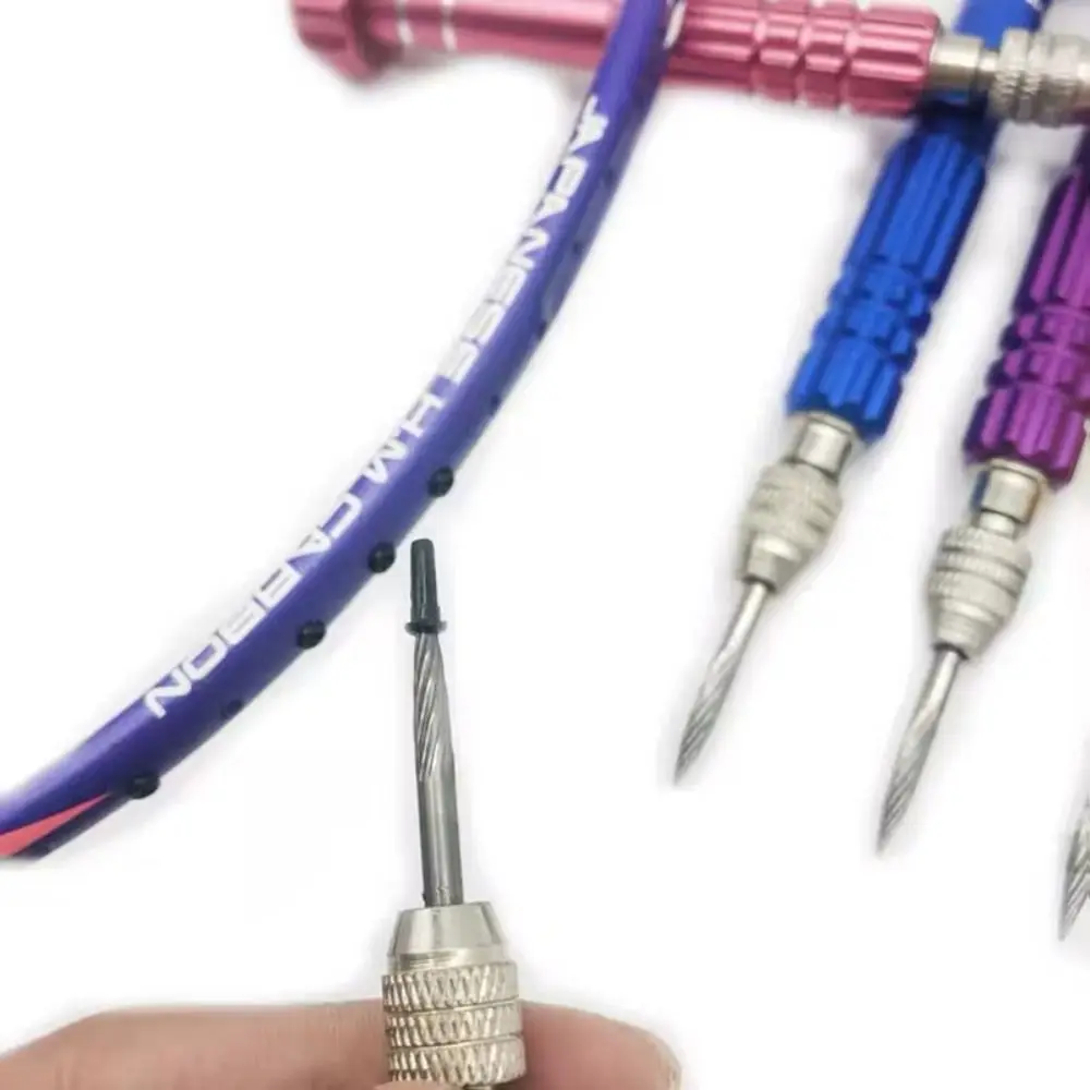 

Alloy Material Badminton Grommet Remover Stringing Cone Replacement Racket Stringer Repair 12cm Colorful Grommets Tools Remover