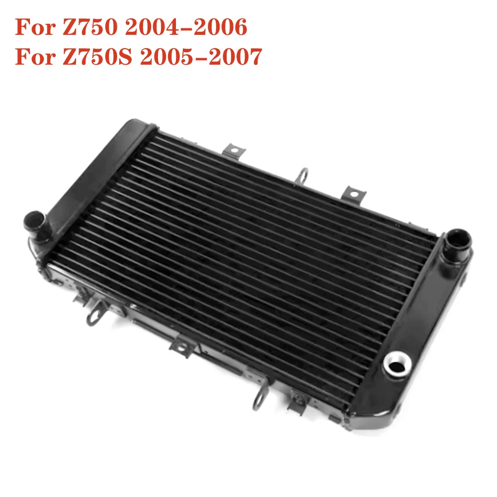 Motorcycle Engine Radiator For Kawasaki Z750 2004-2006 Z750S 2005-2007 Z 750S Water Cooling System Water Tank Accessories