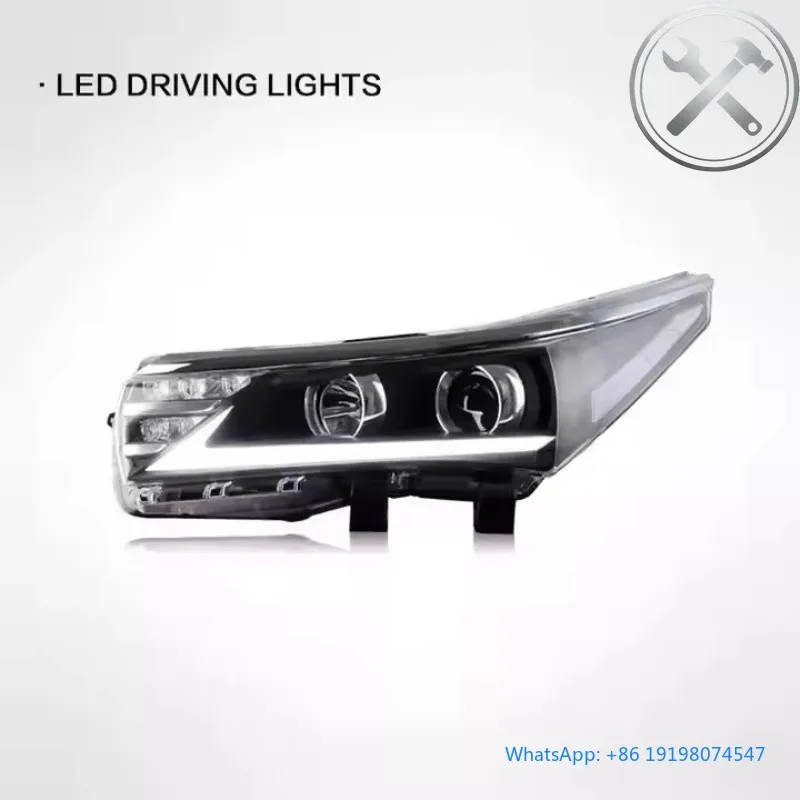 

2014-2016 Compact Sedan Modified Dual Lens LED Headlights Assembly DRL 6000K Waterproof Auto Lighting Parts