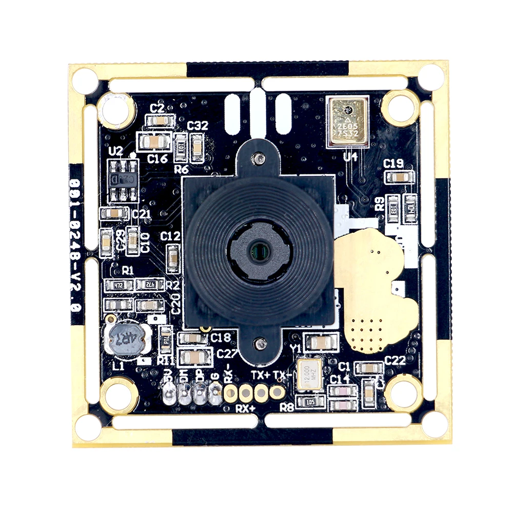 HD 8MP 15FPS MJPGE 3264x2448 CCTV كاميرا فيزيائية نقية IMX179 الصناعية ضبط تلقائي للصورة بالقرب من وحدة كاميرا USB الصوتية