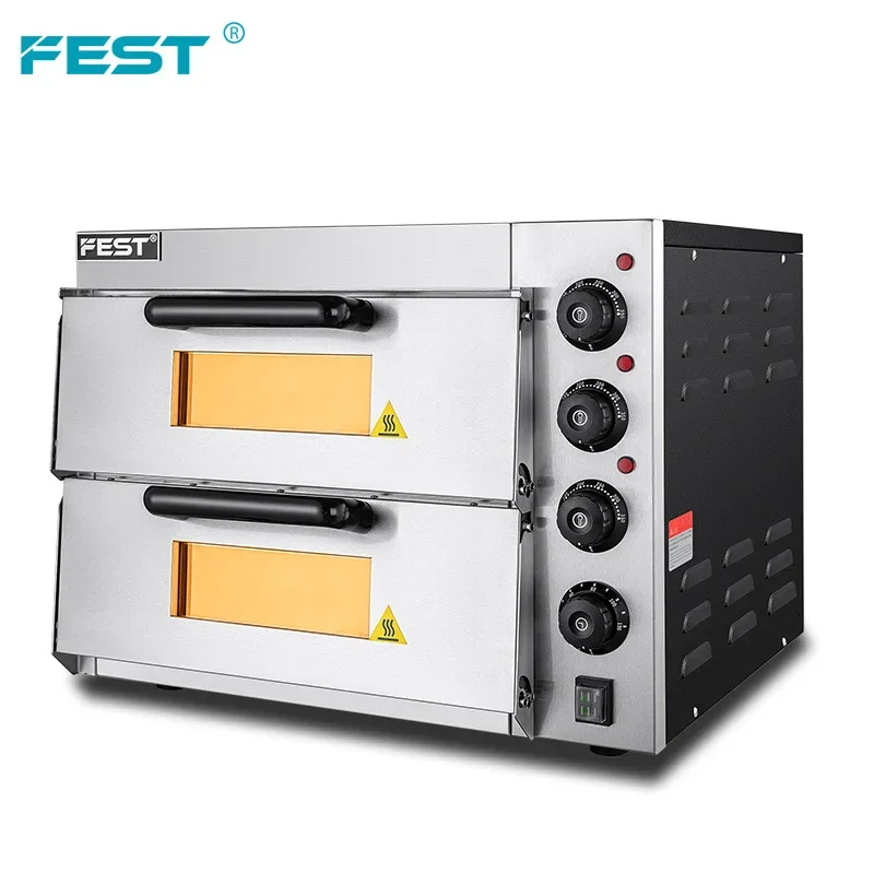 FEST commercial 13inch pizza oven two deck two deck 40 liters commercial oven kitchen appliance owen kitchen ovenknob